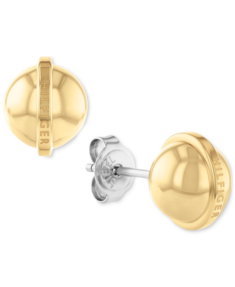 Tommy Hilfiger Orb Stud Earrings - Gold Cover