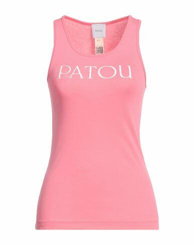 Patou Woman Tank top Pink Cotton Cover