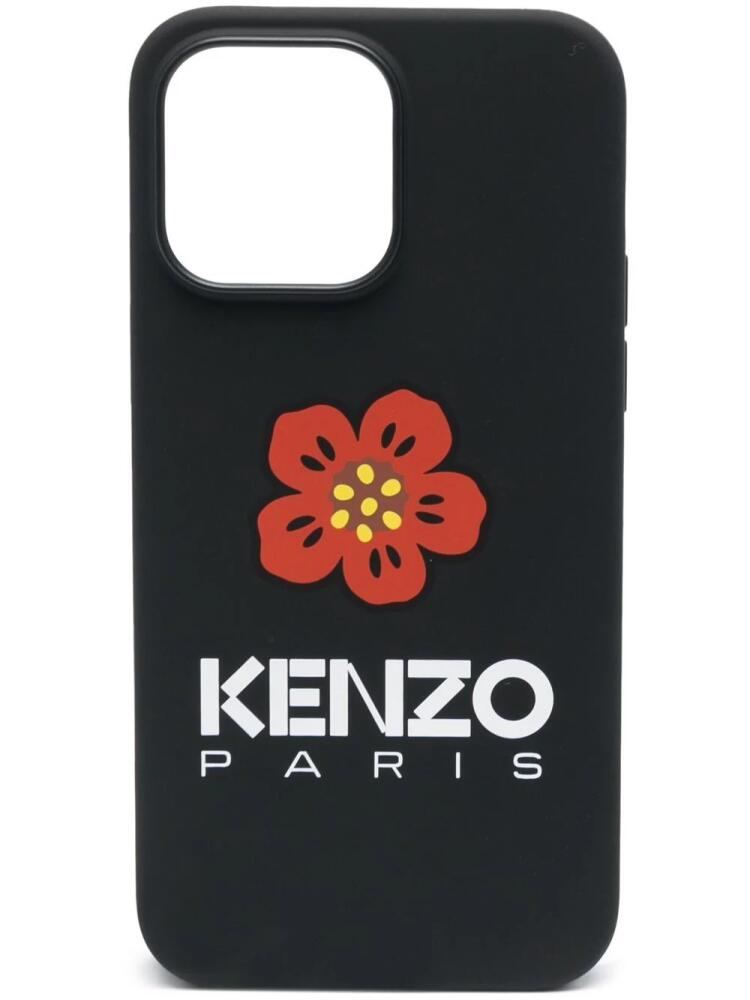 Kenzo Boke Flower iPhone 14 Pro Max case - Black Cover