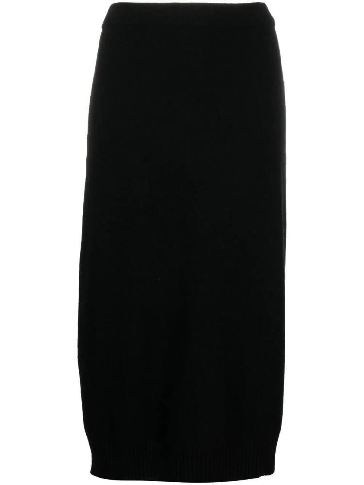 Moncler knitted straight skirt - Black Cover