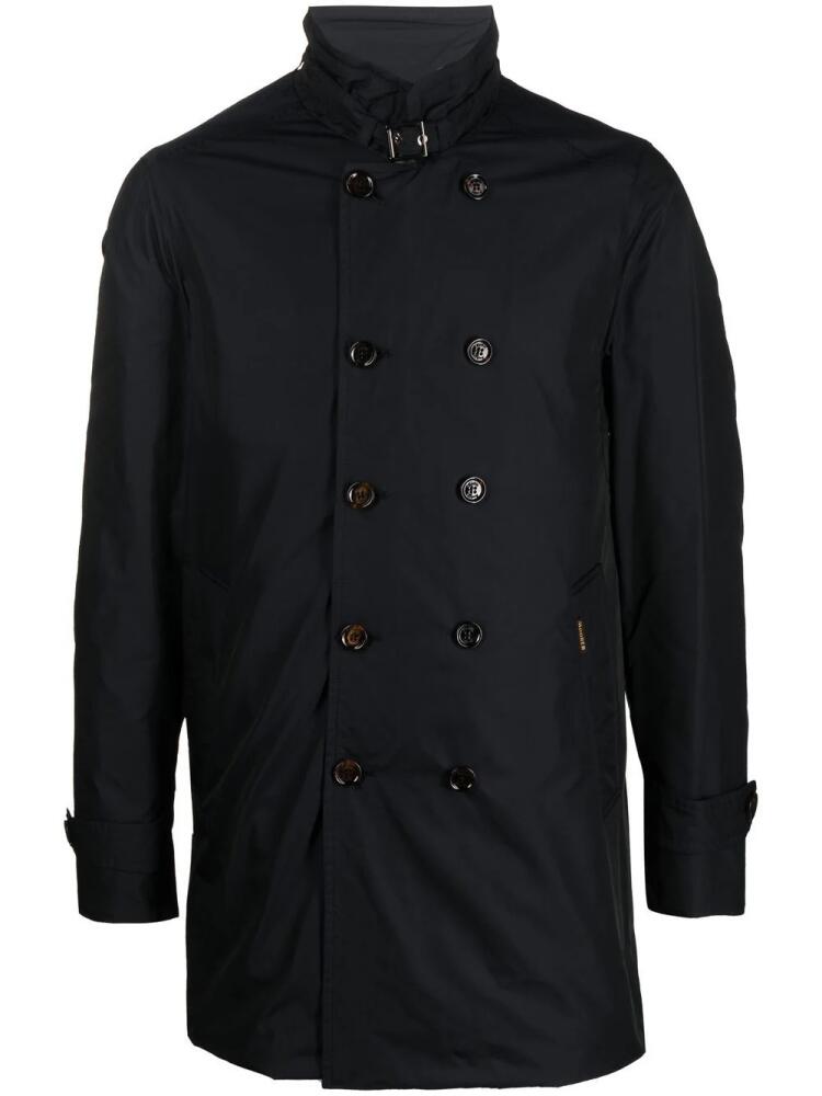 Moorer SC-Morandi-KM double-breasted coat - Blue Cover