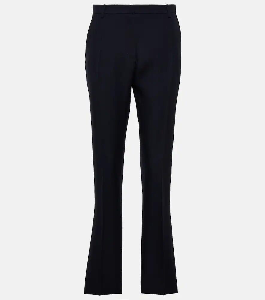 Valentino High-rise silk pants Cover