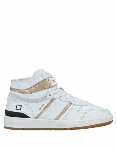 D. a.t. e. Woman Sneakers White Calfskin Cover