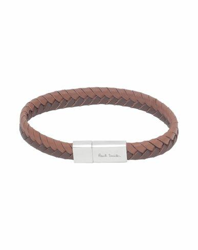 Paul Smith Man Bracelet Brown Cow leather, Zinc, Copper Cover