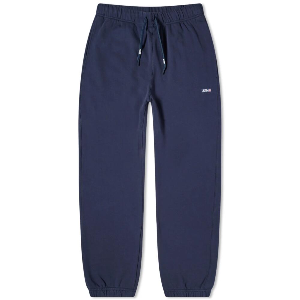 Autry Men's Flag Logo Sweat Pant in Blue Cover