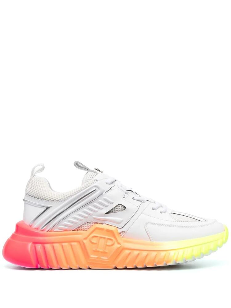 Philipp Plein Runner Rainbow low-top sneakers - White Cover