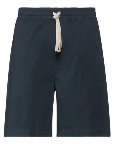 Haikure Man Shorts & Bermuda Shorts Midnight blue Cotton, Elastane Cover