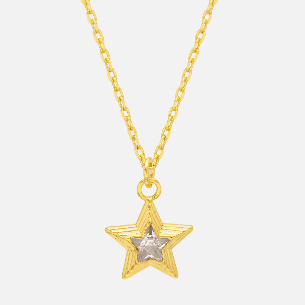 Estella Bartlett Blue Star Gold-Tone Necklace Cover