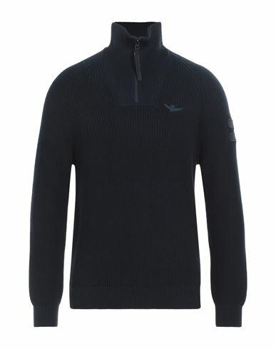 Aeronautica Militare Man Turtleneck Midnight blue Cotton Cover