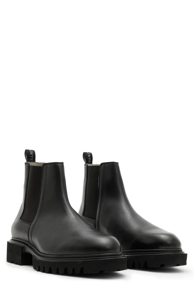 AllSaints Chelsea Boot in Black Cover