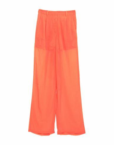 Na-kd Woman Pants Orange Polyester Cover