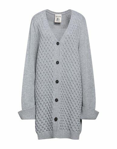 Semicouture Woman Cardigan Grey Virgin Wool, Cashmere Cover