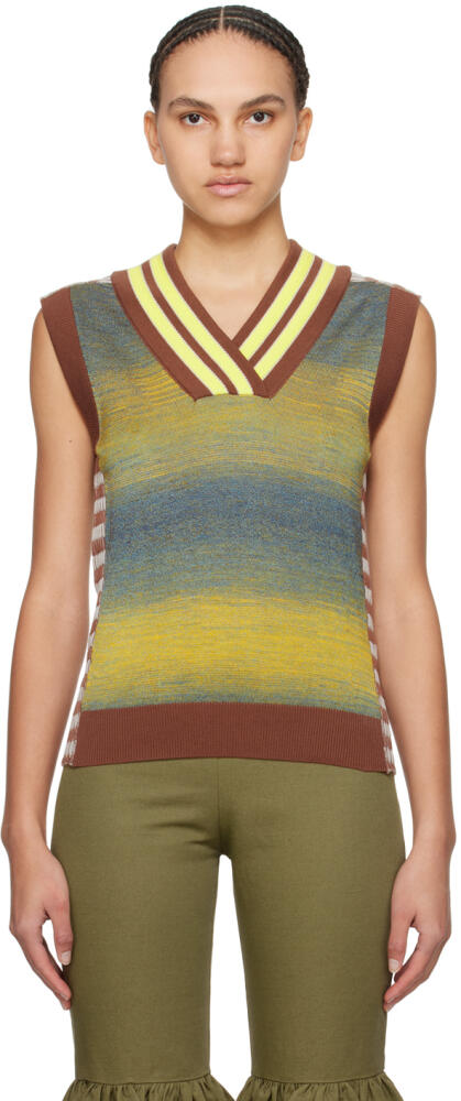 Paula Canovas Del Vas Multicolor Hot Vest Cover