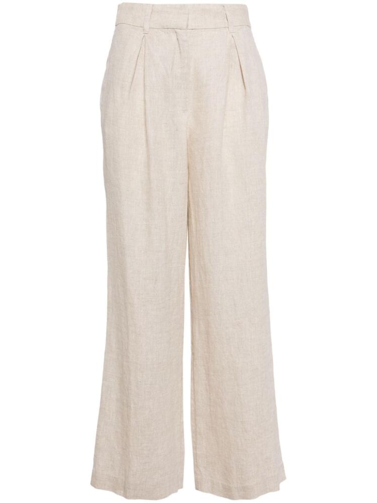 Posse presley linen trousers - Neutrals Cover