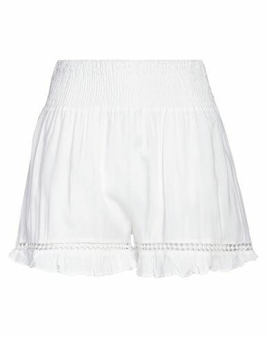 Iconique Woman Shorts & Bermuda Shorts White Viscose Cover