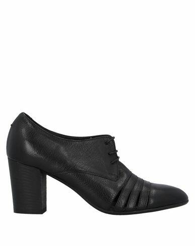 Pantanetti Woman Lace-up shoes Black Soft Leather Cover