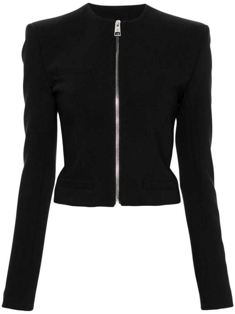 The Attico cropped jacket - Black Cover