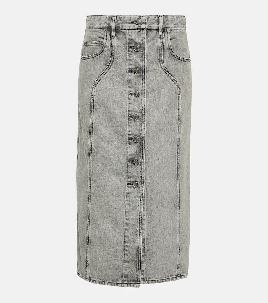 Marant Etoile Vandy denim midi skirt Cover