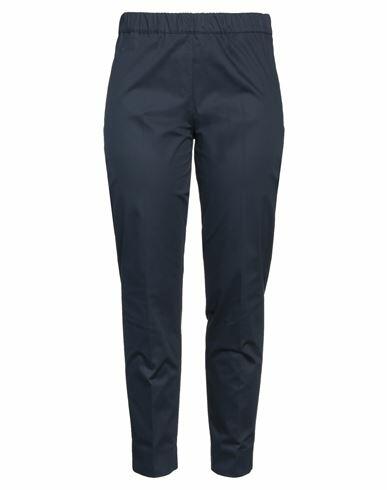 D. exterior Woman Pants Midnight blue Cotton, Elastane Cover