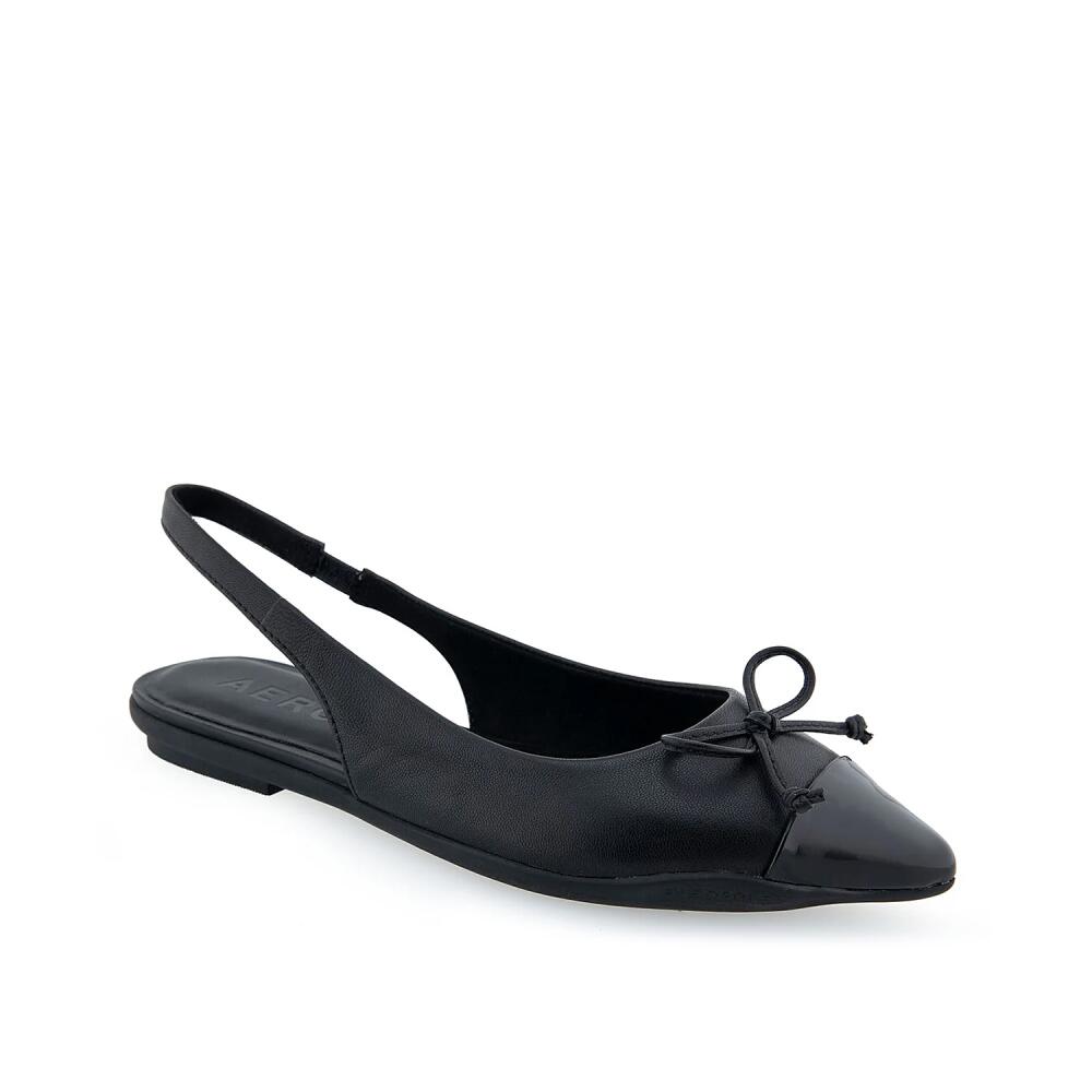 Aerosoles Donna Flat | Women's | Black Leather Cover