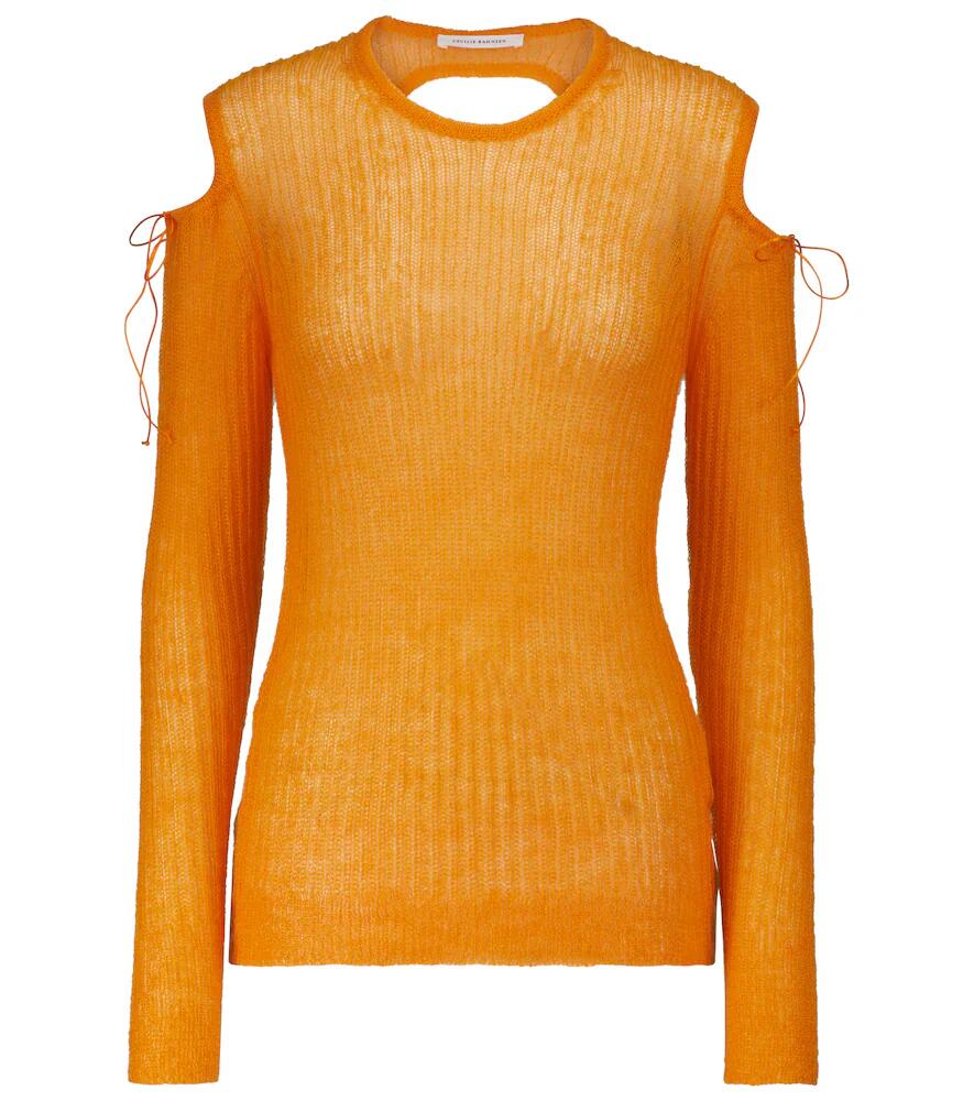 Cecilie Bahnsen Greta mohair-blend top Cover