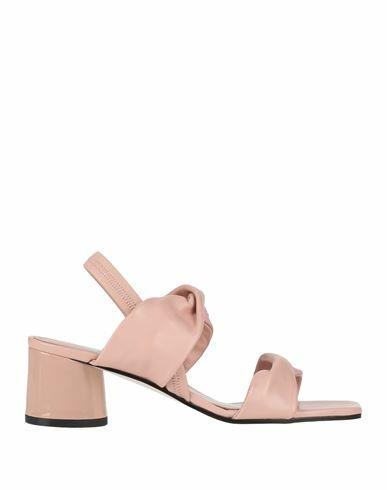 Pollini Woman Sandals Blush Leather Cover