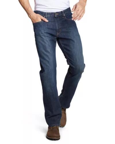 Eddie Bauer Men's Flex Jeans - Straight Fit Cover