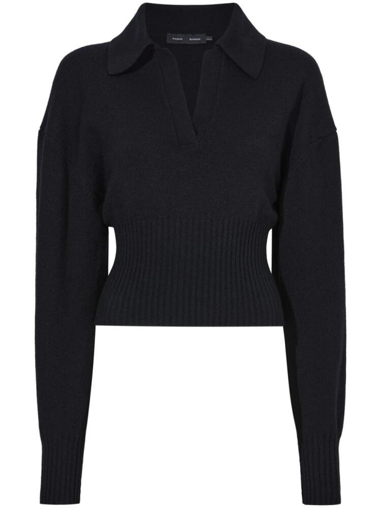 Proenza Schouler V-neck cashmere jumper - Black Cover