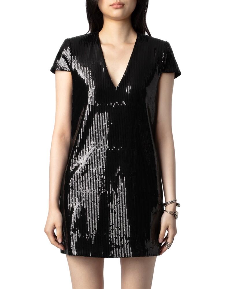 Zadig & Voltaire Rashu Sequined Mini Dress Cover