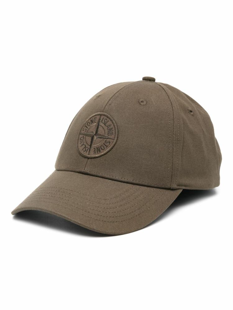 Stone Island Compass-embroidered cap - Green Cover