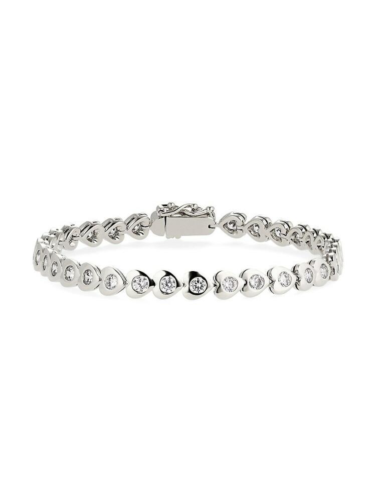 Adriana Orsini Women's Jordan Rhodium Plated & Cubic Zirconia Tennis Bracelet Cover