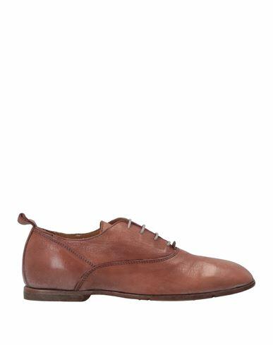 Moma Woman Lace-up shoes Light brown Calfskin Cover