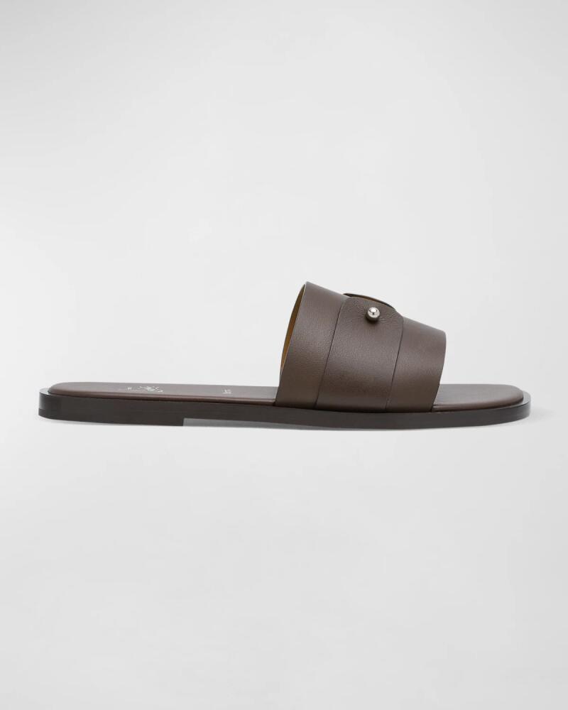 Christian Louboutin Men's Chambelimule Leather Slides Cover