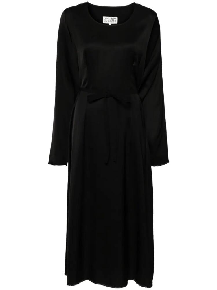 MM6 Maison Margiela cut-out midi dress - Black Cover