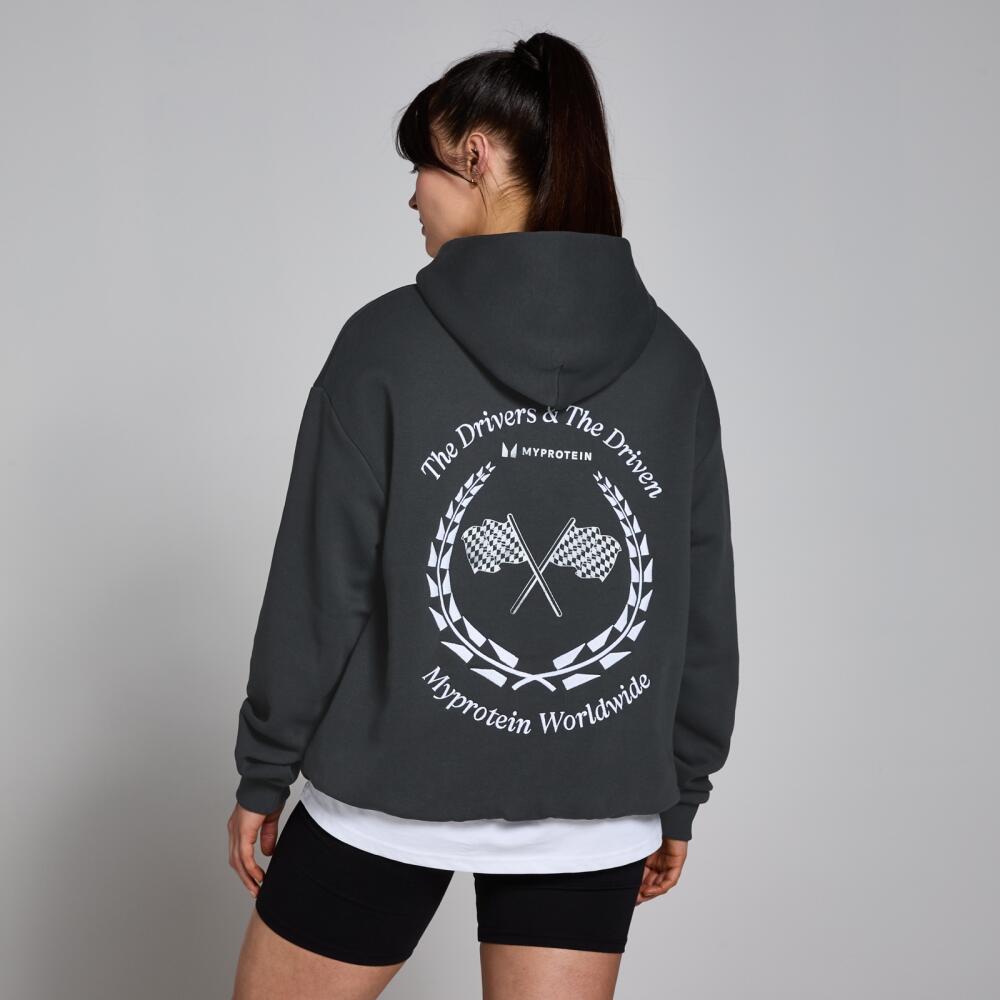 MP World Wide Graphic Hoodie - Washed Black - XXS-XS Cover