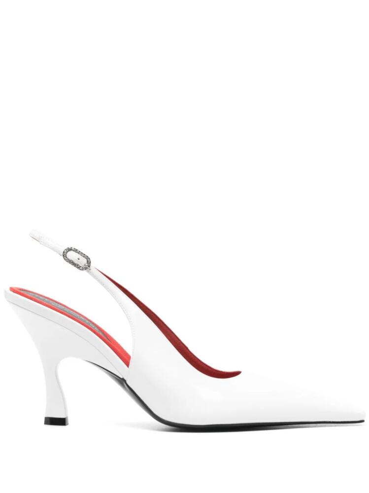 Stella McCartney 90mm Elsa slingback pumps - White Cover