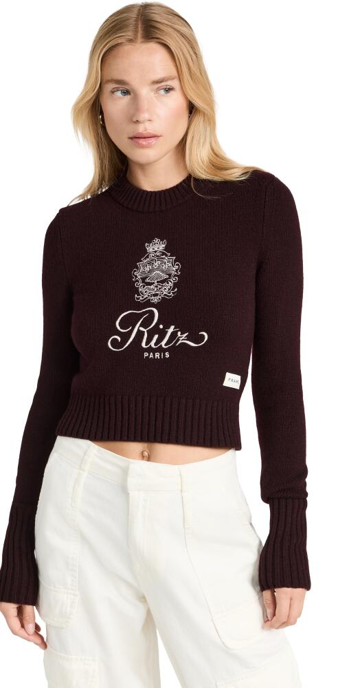 FRAME FRAME x Ritz Paris Cashmere Sweater Bordeaux Cover