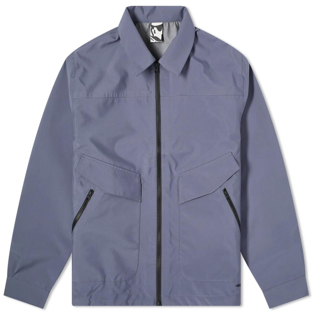 GR10K Men's 3L Overshirt in Calcite Blu Cover