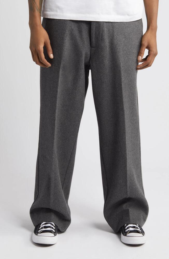 Elwood Formal Felted Wool Blend Military Pants in Charcoal Cover