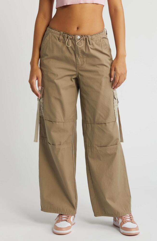 PacSun Cotton Cargo Pants in Timber Wolf Cover