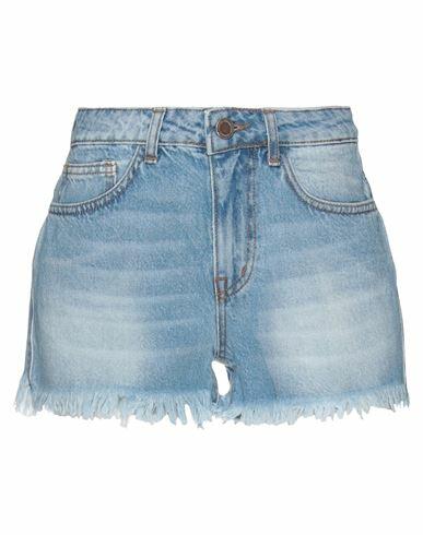 Kaos Woman Denim shorts Blue Cotton Cover