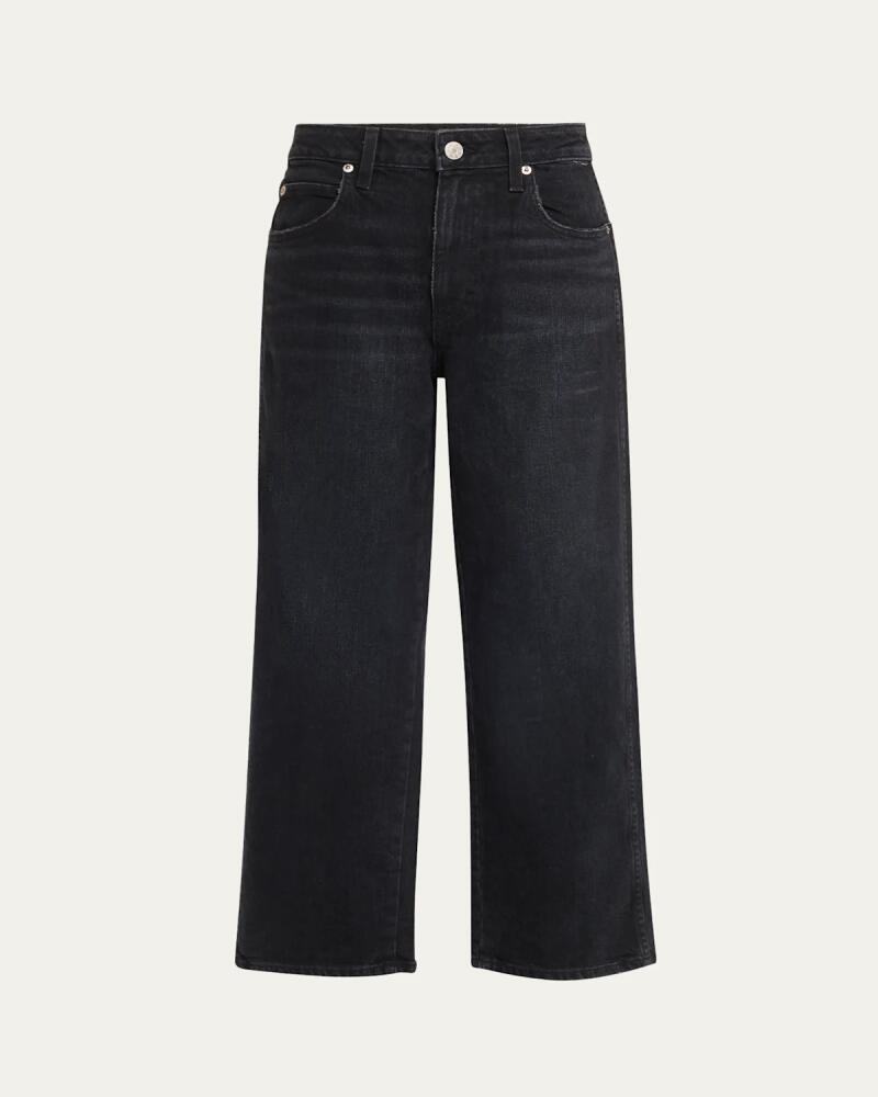 AMO Denim Billie Wide Straight Cropped Jeans Cover