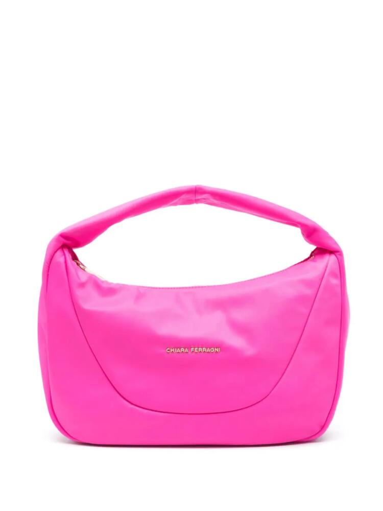 Chiara Ferragni Caia Eyelike-motif logo-lettering bag - Pink Cover