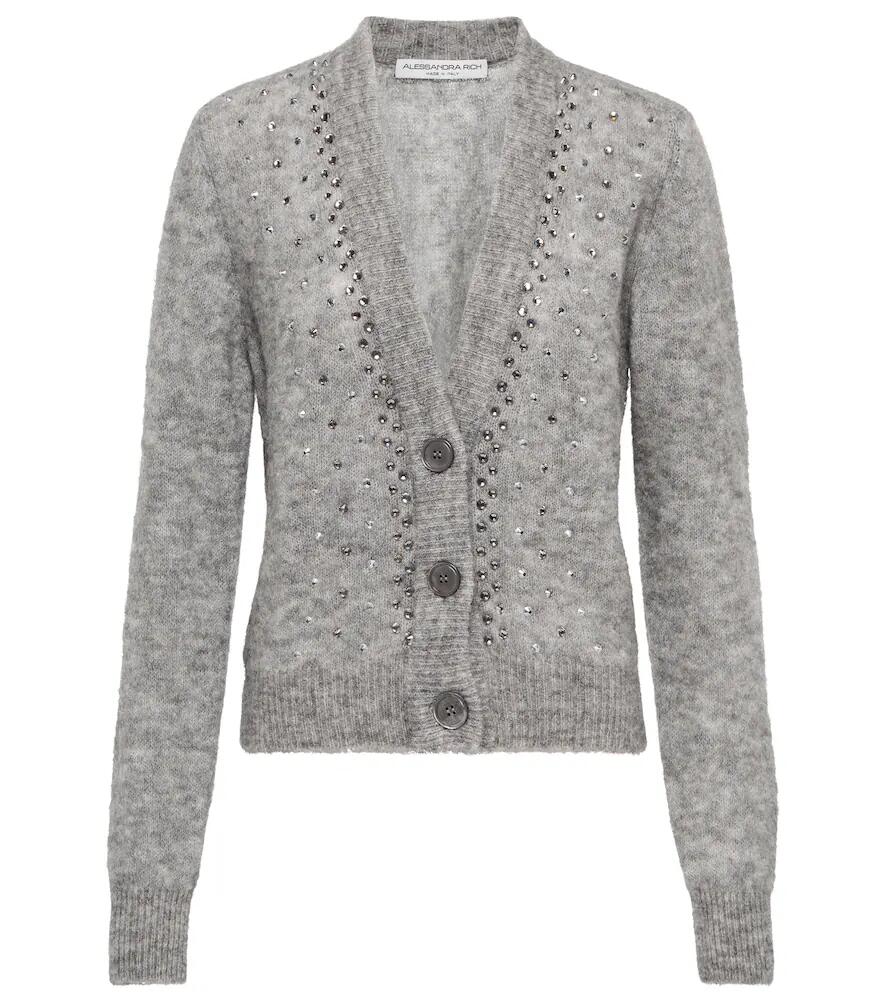 Alessandra Rich Crystal-embellished cardigan Cover