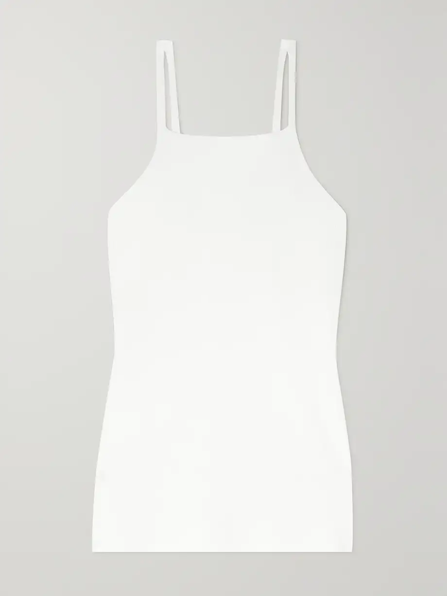 The Row - Ladas Ribbed-knit Tank - White Cover