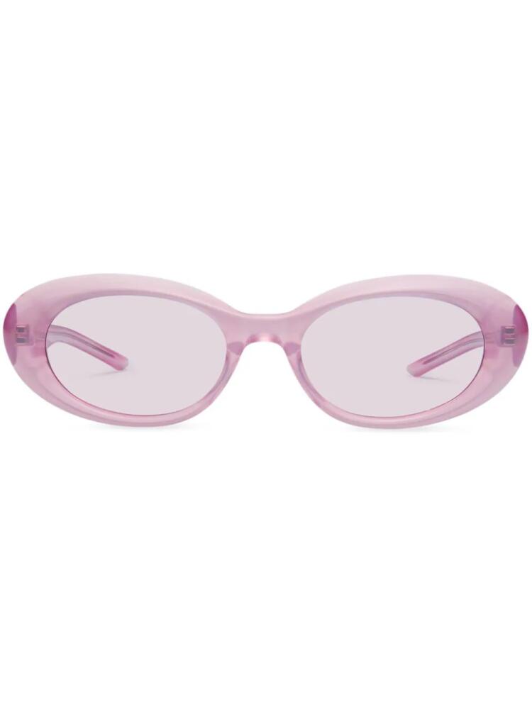 Gentle Monster Molta PC9 oval-frame sunglasses - Pink Cover