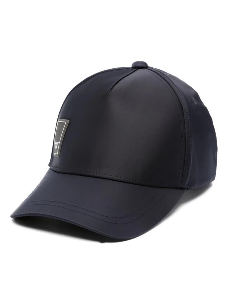 Emporio Armani logo-patch baseball cap - Blue Cover