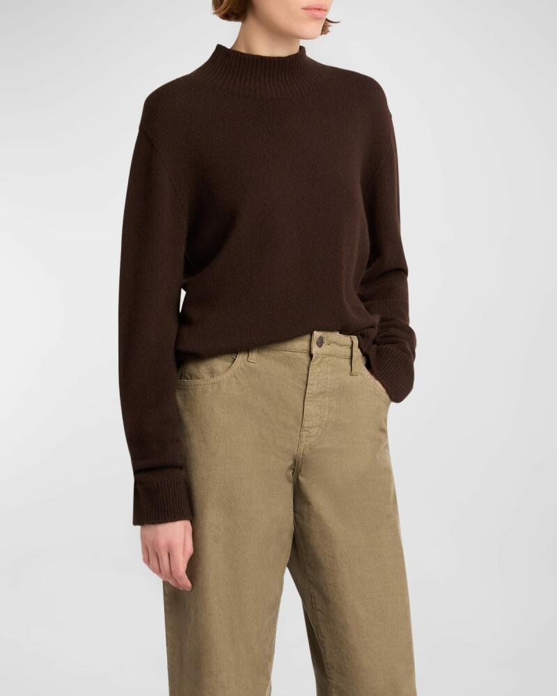 THE ROW Hensi Cashmere Turtleneck Top Cover