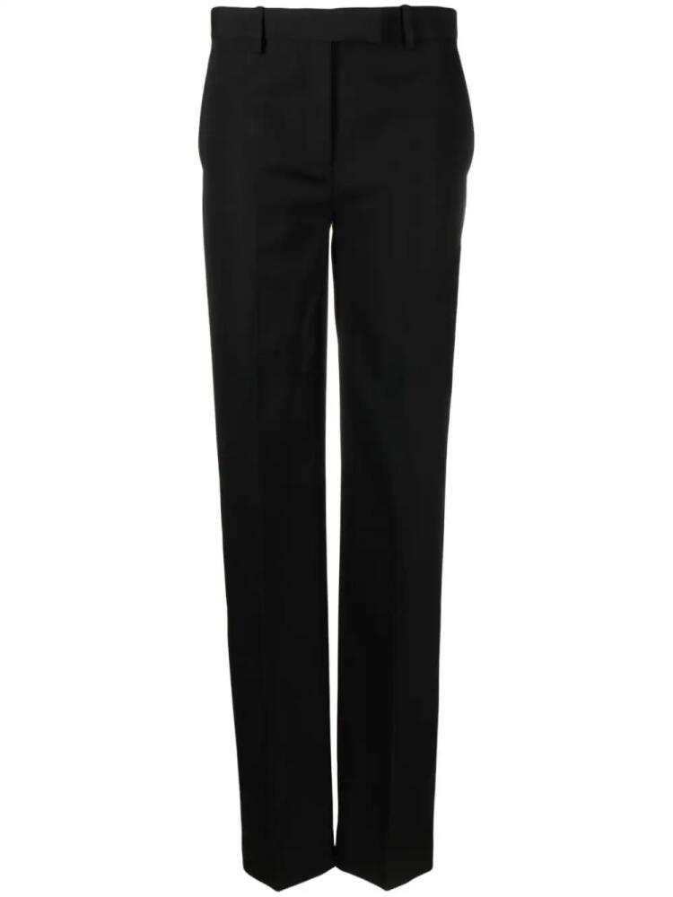 Versace virgin-wool tailored trousers - Black Cover