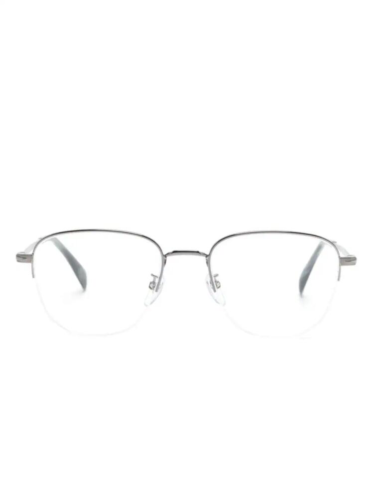 Eyewear by David Beckham frameless-design steel glasses - Silver Cover